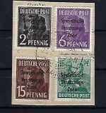 SBZ Mi 182 c und weitere auf Briefstück, gep. Paul BPP, ME 200€