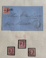 Niederlande, Spezialsammlung aus Mi 4-6 °/Briefe