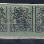 P) Hannover Mi 2b UR, waag. 3er-Str. Briefstück, FFA Jäschke-L. BPP