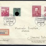 Sudetenland / Mährisch Ostrau Mi 7 Brief, mit KB Brunel VP