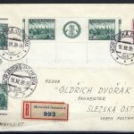 Sudetenland / Mährisch Ostrau Mi 9 Brief, mit KB Brunel VP