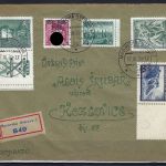 Sudetenland / Mährisch Ostrau Mi 9 Brief, mit KB Brunel VP