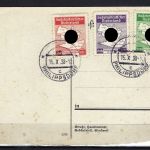 Reichenberg/Sudetendeutsches Niederland, Mi I-IIIA Brief, KB Brunel VP