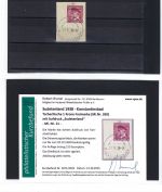 Sudetenland/Konstantinsbad, Marken/Briefstücke, alles mit KB Brunel VP