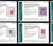 Sudetenland/Konstantinsbad, Marken/Briefstücke, alles mit KB Brunel VP