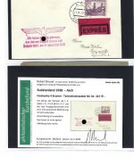 Sudetenland, Partie Karten/Briefe/Briefstücke alles mit KB Brunel VP