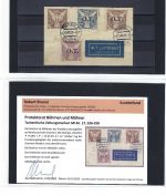 Sudetenland, Partie Karten/Briefe/Briefstücke alles mit KB Brunel VP