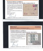 Sudetenland, Partie Karten/Briefe/Briefstücke alles mit KB Brunel VP