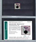 Sudetenland Partie Erinnerungsaufdrucke Marken/Briefe/GA/Briefstücke