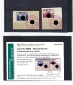 Sudetenland Partie Erinnerungsaufdrucke Marken/Briefe/GA/Briefstücke