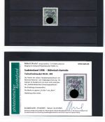 Sudetenland Partie Erinnerungsaufdrucke Marken/Briefe/GA/Briefstücke