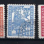 Mecklenburg Vorpommern Mi 26 - 28 ° gep. Thom BPP, ME 180€