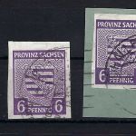 Provinz Sachsen Mi 69 Xa-c °, gepr. Ströh / Dr. Jasch BPP, ME 143€