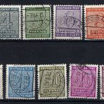 West Sachsen Mi 126 - 137 Y °, teils BPP gepr., ME 120€