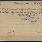 DR 1872, Mi 3 EF auf NDP Correspondenz-Karte mit Ra3 Metz-Bringenbrück