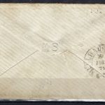 DR Mi 4 EF Ortsbrief mit Hufeisenstempel Mühlhausen blau + Ankunftst.