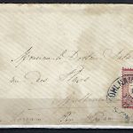 DR Mi 4 EF Ortsbrief mit Hufeisenstempel Mühlhausen blau + Ankunftst.