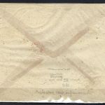 DR Mi 19+20 MiF Düsseldorf n. Paris, Mi 20 heller Fleck im ob. Rahmen