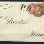 Lombardei-Venetien Mi 21 Paar MeF, Zufallsentwertung und PD n. Ferrara