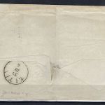 Dänemark Mi 4 EF mit Kiel Nummerst. 121 + blauem K1 n. Eutin