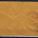 USA Nachgebührbrief von Detroit ü. Aachen (roter K2) n. Speichingen