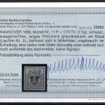 P) Hannover Mi 11 P / Lechte-Nr. 9 * mit Gummi, Befund Jäschke-L. BPP