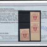 P) Hannover ND Lechte-Nr. 25-6 a-c (*) o. Gummi, Befund Jäschke-L. BPP
