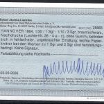 P) Hannover ND Lechte-Nr. 26-4 a-c (*) o. Gummi, Befund Jäschke-L. BPP