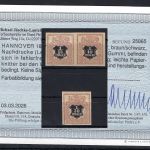 P) Hannover ND Lechte-Nr. 26-4 a-c (*) o. Gummi, Befund Jäschke-L. BPP