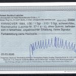 P) Hannover ND Lechte-Nr. 27-1 a-c (*) o. Gummi, Befund Jäschke-L. BPP