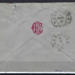 P) Helgoland Mi 14a EF n. Carlsbad (Böhmen), seltene Destination, BPP