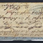 P) Preußen Nachsendung n. Friederikenhof, vielfache Nachsendeversuche