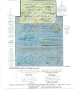 P) Preußen Nachsendung n. Friederikenhof, vielfache Nachsendeversuche