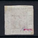 Sachsen Mi 1 a °, Sachsen dreier, knapp geschnitten ME 8.000€