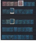 Sachsen Lot aus Mi 8 - 11 ° ME 2.457€, dabei viele Nummernstempel