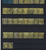 Sachsen Lot aus Mi 8 - 11 ° ME 2.457€, dabei viele Nummernstempel