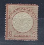 P) DR Mi 27 a * mit Gummi, teils rauer Zähnung, FFA Brugger BPP