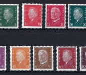 DR Reichspräsidenten, Mi 410-422 **, teils geprpft, ME 1.100