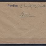 Meckl. Vorpommern Mi 36 Zf MiF Zensurbrief, gep. Kramp BPP, ME 1.200€