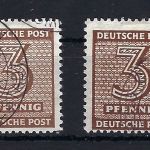 West Sachsen Mi 126 Yw c+d °, beide BPP geprüft, 180€