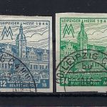 West Sachsen Mi 163 Xb, 165 Xb je ° und gepr. BPP, ME 200€