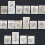 SBZ Handstempel Bezirk 3, Mi 166-181 I ° (ohne 179 I) , geprüft