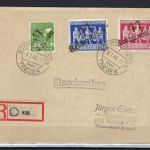 SBZ Handst. Bezirk 41, Mi IV a/b, 169 X, Brief Schreiersgrün n. Treuen