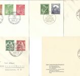 C) Berlin amtliche FDC´s, Lot aus Mi 71 - 81, ME 880€