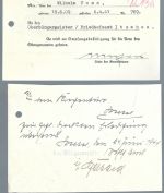 Postkarte aus dem KZ-Lager Buchenwald nach Itzehoe 21.6.41