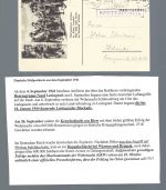 Finnische Feldpostkarte vom 26.9.41, Ende des Kesselschlacht um Kiew