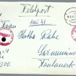 Feldpost 2. WK FP-Nr. M13300, Leutnant Rabe, 2. Torpedoboot Flottille