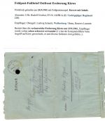 Feldpost 2. WK FP-Nr. 11152 A, Eroberung von Kiew