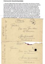 Feldpost 2. WK FP-Nr. 24616D, 2 Briefe 123. Division, Demjamsk Kessel