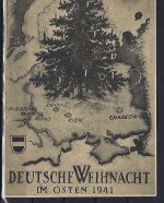 Feldpost 2. WK, Weihnachtskarte Osten 1941, beschrieben n. befördert